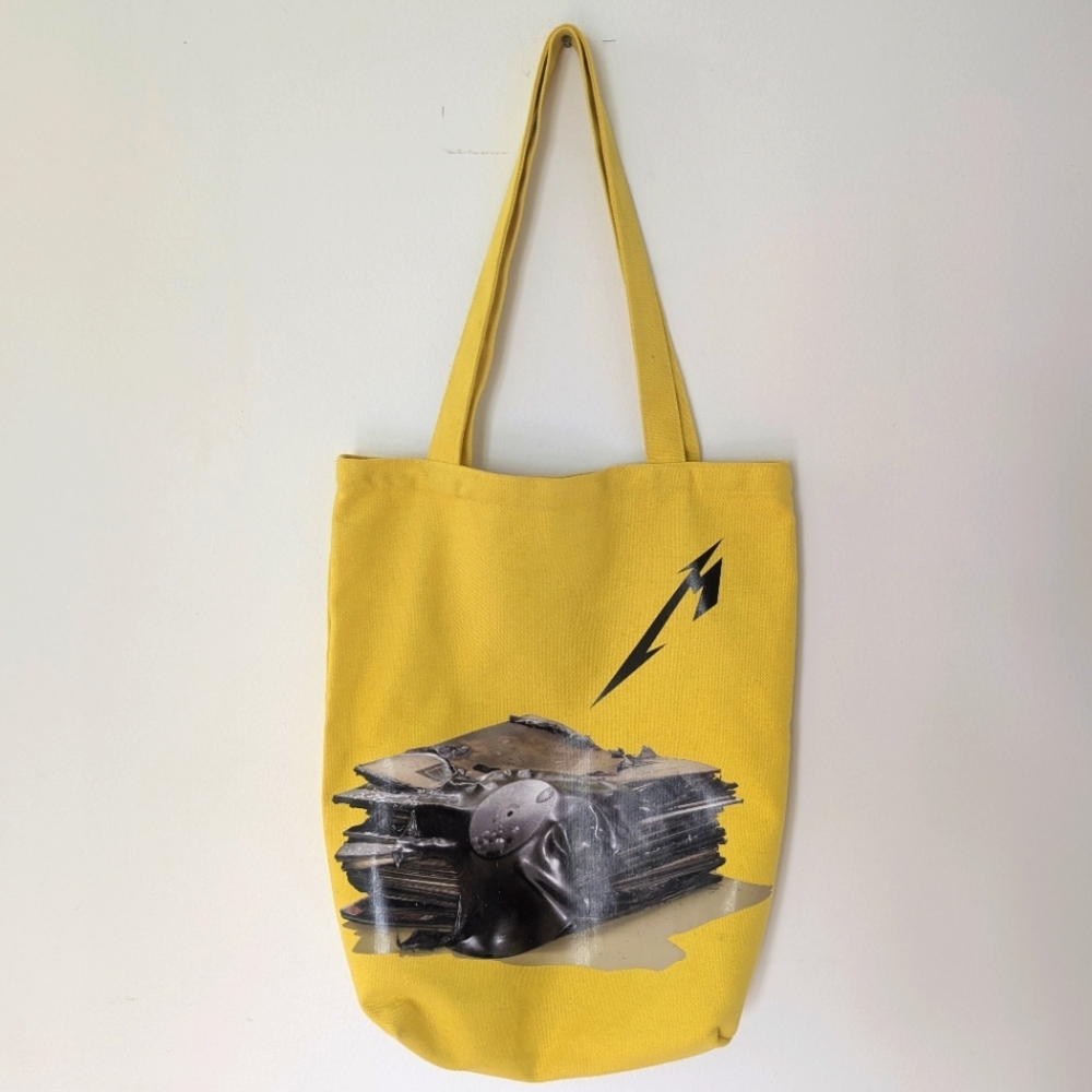 Metallica Yellow Tote Bag ⚡ 72 Seasons M72 2024 Tour Merch (NWOT)